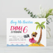 ピレートクイーンパーティの招待状 招待状 (スタンド正面)