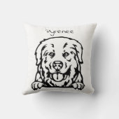 ピレ素晴らしニー犬 クッション (裏面)