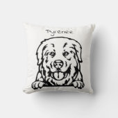 ピレ素晴らしニー犬 クッション (正面)