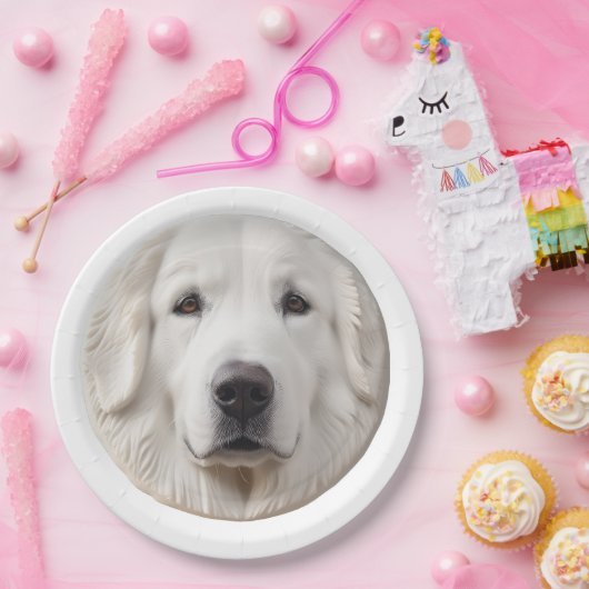 ピレ素晴らしネエスドッグ3Dインスパイア ペーパープレート (パーティー)