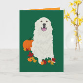 ピレ素晴らしネエスハロウィーン秋空白の カード (黄色い花)