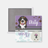 ピレ素晴らしネーとベルネーゼ汚れ/クリーン食洗機 マグネット (正面/裏面)