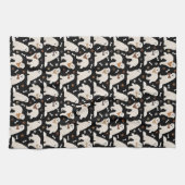 ピレ素晴らしネーの前足と骨キッチンタオル キッチンタオル (横)