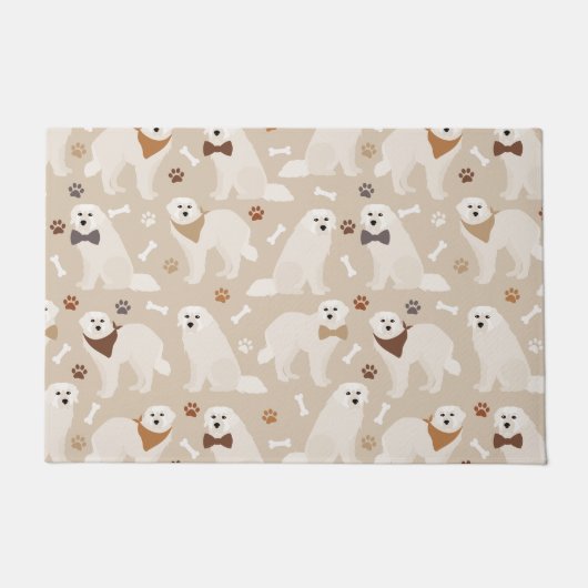 ピレ素晴らしネーの足と骨の書式 ドアマット (正面)