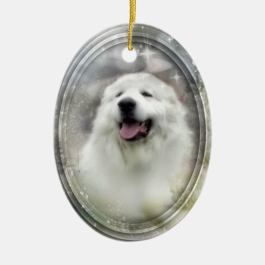 ピレ素晴らしネークリスマスオーナメント セラミックオーナメント (正面)