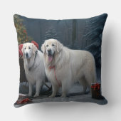 ピレ素晴らしネーススノースイクリスマスデコール クッション (裏面)