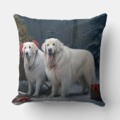 ピレ素晴らしネーススノースイクリスマスデコール クッション (正面)