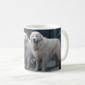 ピレ素晴らしネーススノースイクリスマスデコール コーヒーマグカップ (正面右)