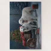 ピレ素晴らしネーススノースイクリスマスデコール ジグソーパズル (縦)