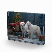 ピレ素晴らしネーススノースイクリスマスデコール フォトブロック (右)