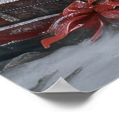 ピレ素晴らしネーススノースイクリスマスデコール ポスター (角)