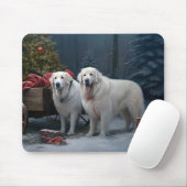 ピレ素晴らしネーススノースイクリスマスデコール マウスパッド (マウス)