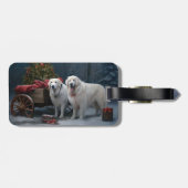 ピレ素晴らしネーススノースイクリスマスデコール ラゲッジタグ (裏面横)