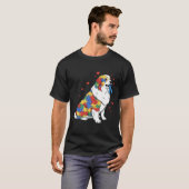 ピレ素晴らしネーパズル自閉症意識自閉症 Tシャツ (正面フル)