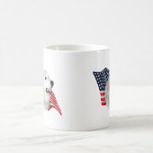ピレ素晴らしネー国旗 コーヒーマグカップ (中央)