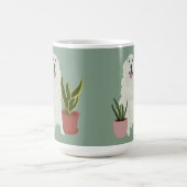 ピレ素晴らしネー植物 コーヒーマグカップ (中央)