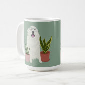 ピレ素晴らしネー植物 コーヒーマグカップ (正面左)