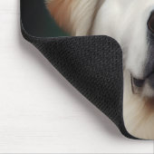 ピレ素晴らしネー犬の聖パトリックの日のドレス マウスパッド (コーナー)