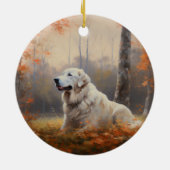 ピレ素晴らしネー紅葉秋インスパイア セラミックオーナメント (裏面)