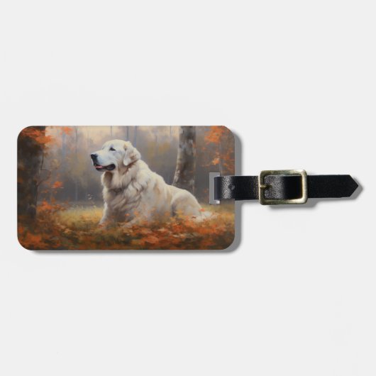 ピレ素晴らしネー紅葉秋インスパイア ラゲッジタグ (正面横)