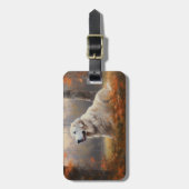 ピレ素晴らしネー紅葉秋インスパイア ラゲッジタグ (正面縦)