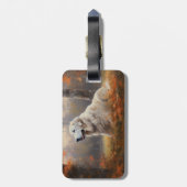 ピレ素晴らしネー紅葉秋インスパイア ラゲッジタグ (裏面縦)