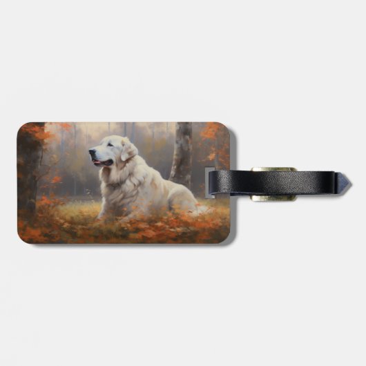 ピレ素晴らしネー紅葉秋インスパイア ラゲッジタグ (裏面横)