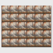 ピレ素晴らしネー紅葉秋インスパイア ラッピングペーパー (フラット)