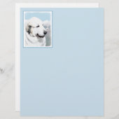 ピレ素晴らしネー絵画ズ – オリジナルドッグアート (正面/裏面)