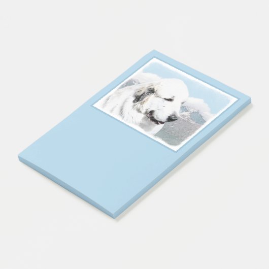 ピレ素晴らしネー絵画ズ – オリジナルドッグアート ポストイット (アングル)