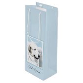 ピレ素晴らしネー絵画ズ – オリジナルドッグアート ワインギフトバッグ (正面アングル)