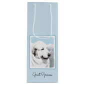 ピレ素晴らしネー絵画ズ – オリジナルドッグアート ワインギフトバッグ (正面)