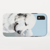 ピレ素晴らしネー絵画ズ – オリジナルドッグアート Case-Mate iPhoneケース (裏面(横))