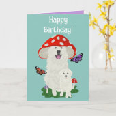 ピレ素晴らしネー誕生日 カード (黄色い花)