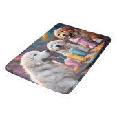 ピレ素晴らしネーNサンベルナルパピーズNミルクシェイク バスマット (アングル)