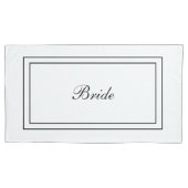 ピロウケースの花嫁と花婿 枕カバー (正面左)