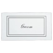 ピロウケースの花嫁と花婿 枕カバー (正面右)