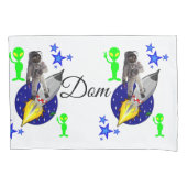 ピロケース宇宙飛行士の宇宙船 枕カバー (正面)