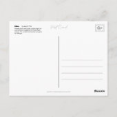 ピロンデプエルトリコ ポストカード (裏面)