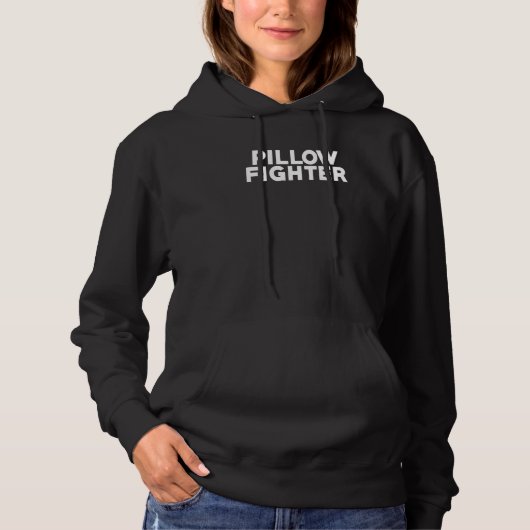 ピローおもしろいファイター皮肉な友人Tee Pajama P パーカ (正面)