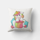 ピローでシャイなユニコーン クッション (裏面)