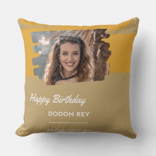 ピローの誕生日 クッション (正面)