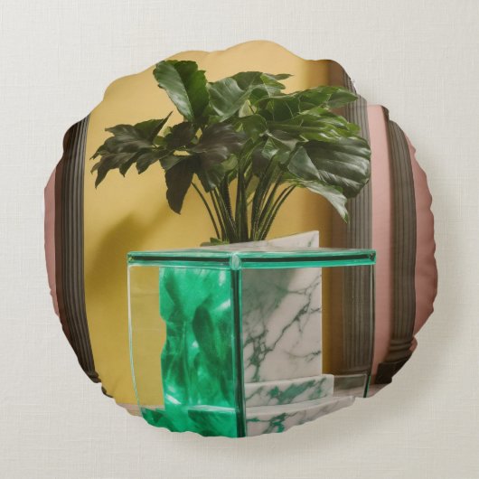 ピローアート ラウンドクッション (裏面)