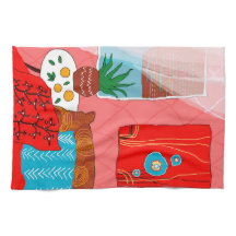 ピローインスパイアアロエオレンジのマティスレッドルーム