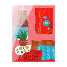 ピローインスパイアアロエオレンジのマティスレッドルーム