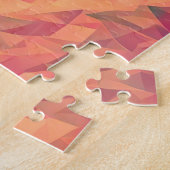 ピローカラフルの小さなタビー猫デジタル画像 ジグソーパズル (側面)