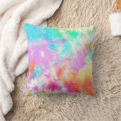 ピローカラフルケース、明鮮やか色 クッション (ブランケット)