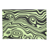 ピローケースと抽象芸術波 – カラーの選択 枕カバー (正面)