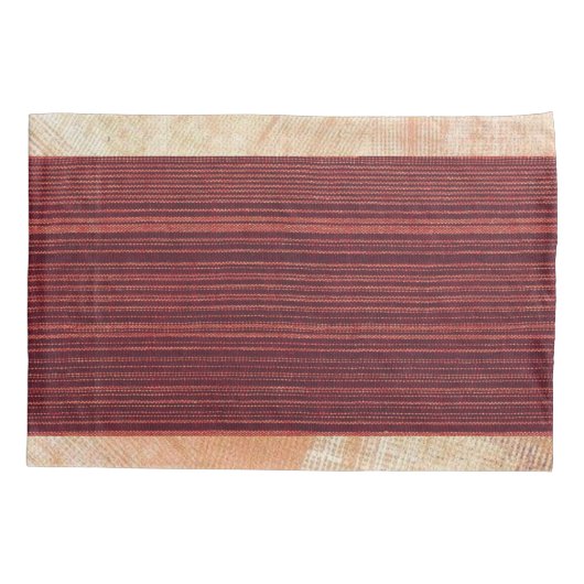 ピローケースオレンジベージュ 枕カバー (裏面)