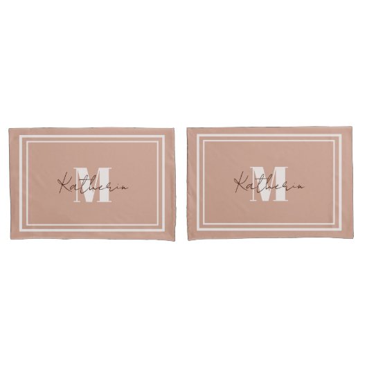 ピローケースカラーD3A592という名前のソフトベージュ 枕カバー (フロントセット)